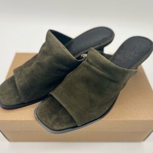 Sanctuary Women's Breezy Heeled Sandal, Mossy Green